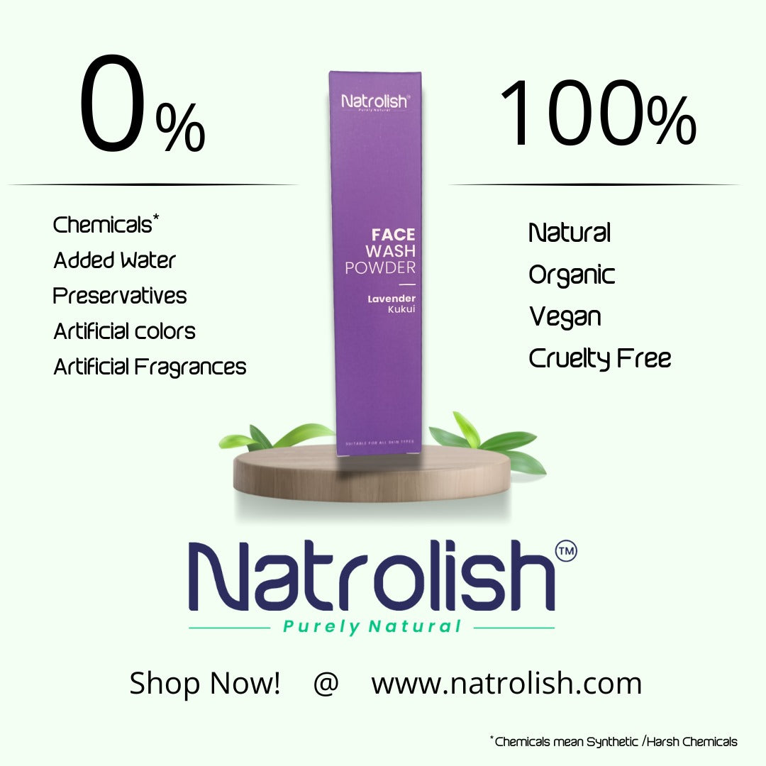 Lavender Kukui Facewash Powder